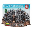 Juodos spalvos magnetas Hill of Crosses